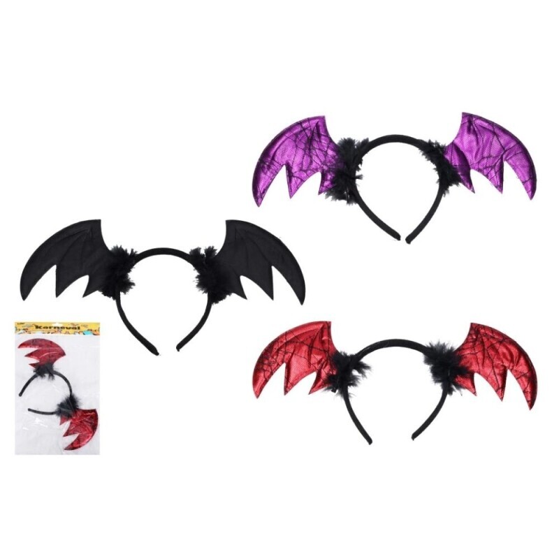 Set karneval - čelenka netopýr