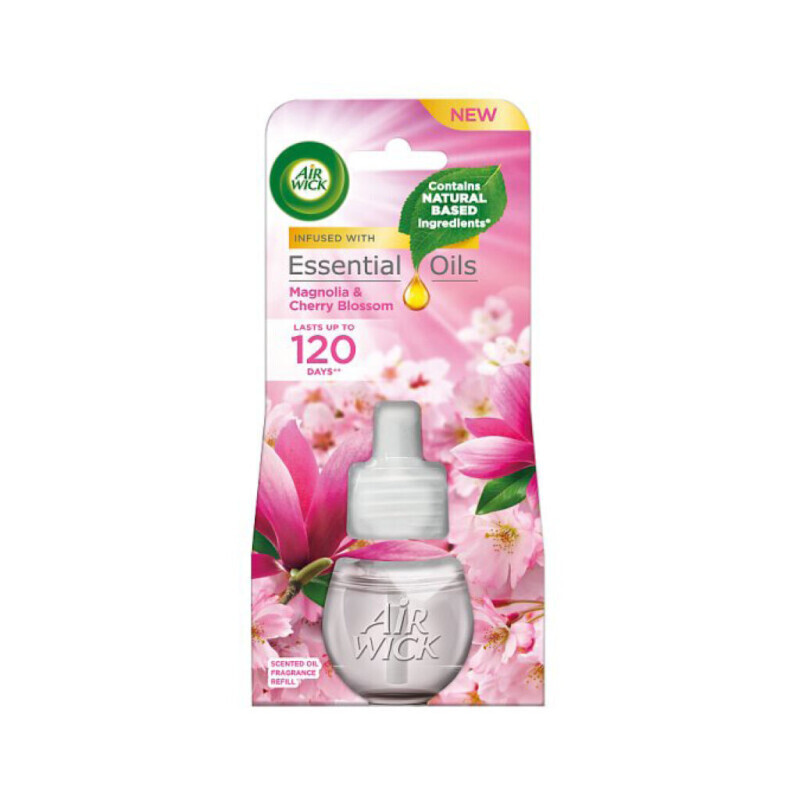 Airwick 19ml Electric náplň New Magnolie a květy třešní (6/krt)