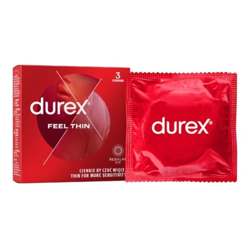 Durex Kondom 3ks Feel Thin Classic (24/bal 288/krt)