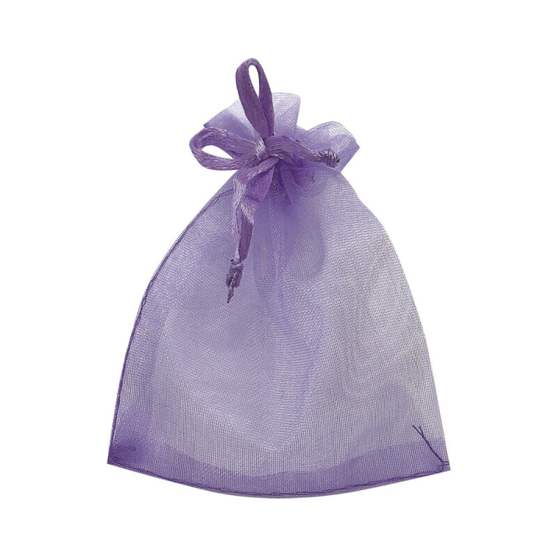 Pytlík organzový 15*22cm fialový (12/bal)