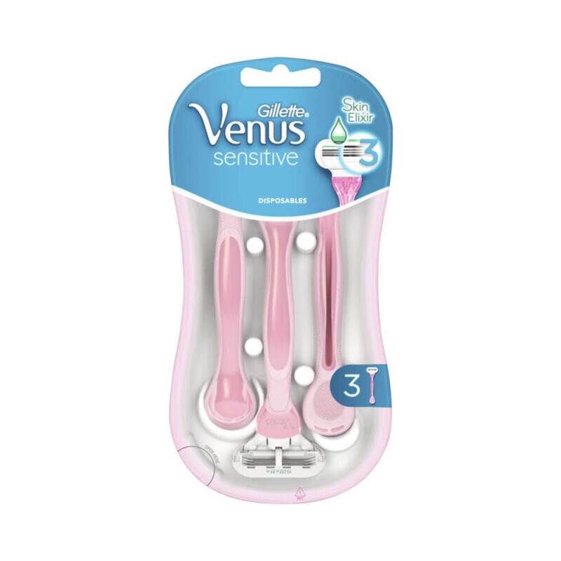 Venus Sensitive jednorázová holítka 3ks (40/krt)