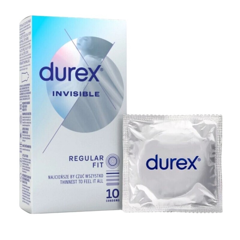 Durex Kondom 10ks Invisible (6/bal)
