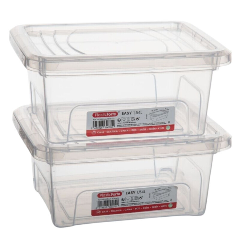 P.Forte Dóza plast Easy box 1,54l (12/krt)