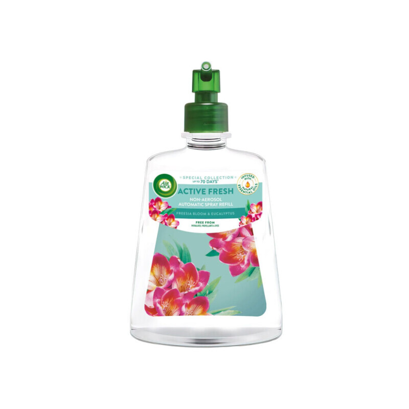 Airwick 228ml Active Fresh náplň Kvetoucí frézie a eukalyptus(4/krt)