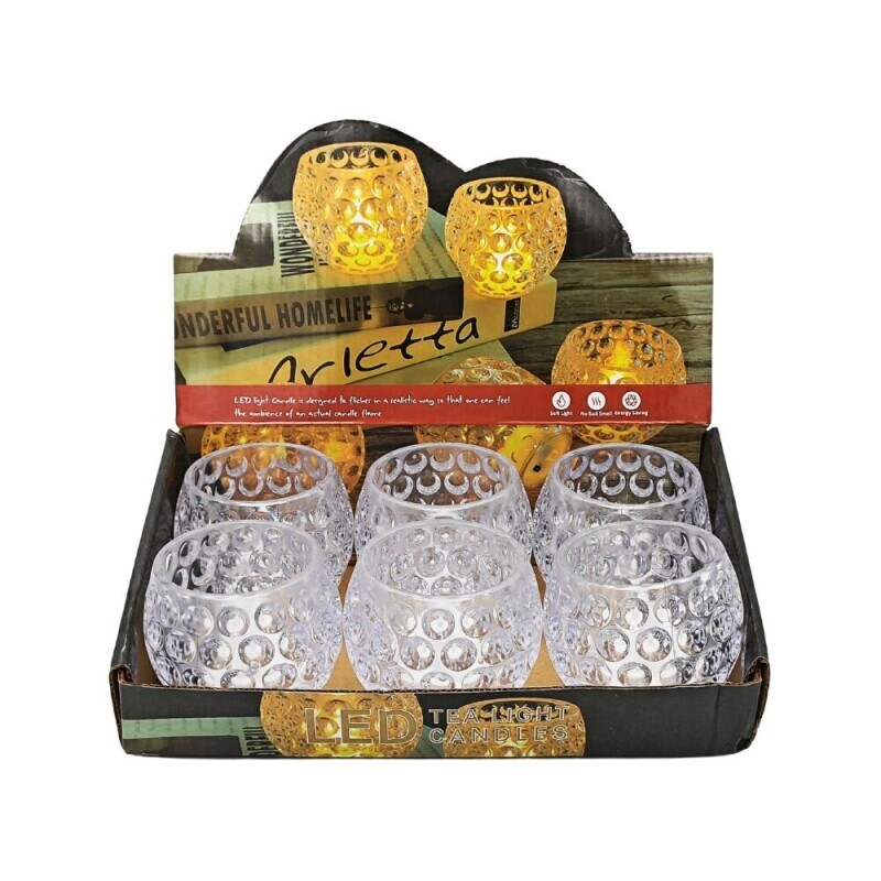 Dekorace na baterie 6,5*7cm (6/bal 240/krt)