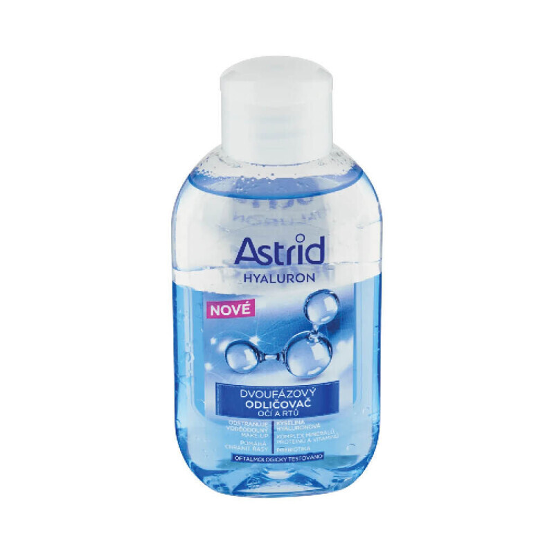 Astrid 125ml Pleťový Odličovač Dvoufázový Hyaluron (12/krt)