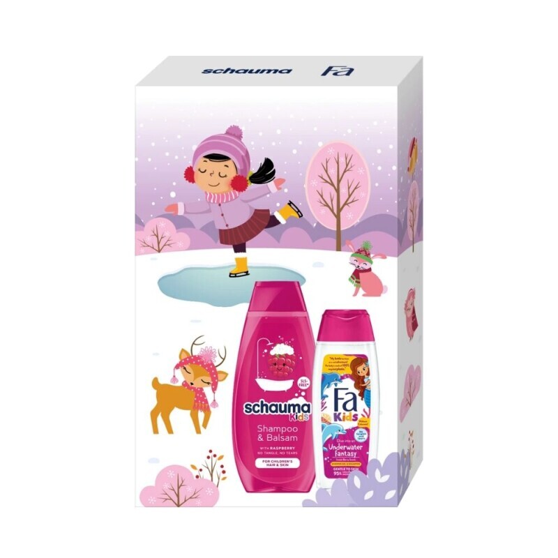 Fa+Schauma Dár.sada Kids 250ml SG+400ml šampon Girl (6/krt)