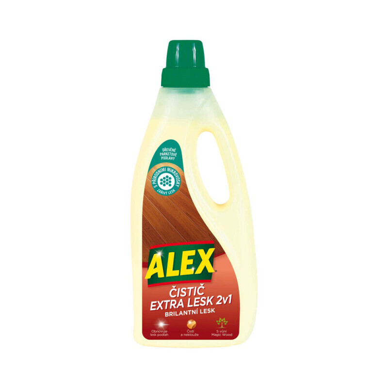 Alex 750ml čistič s leskem 2v1 na dřevo (12/krt)