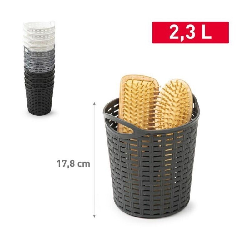 P.Forte Košík plast Rattan s uchem 2,3l (12/bal)