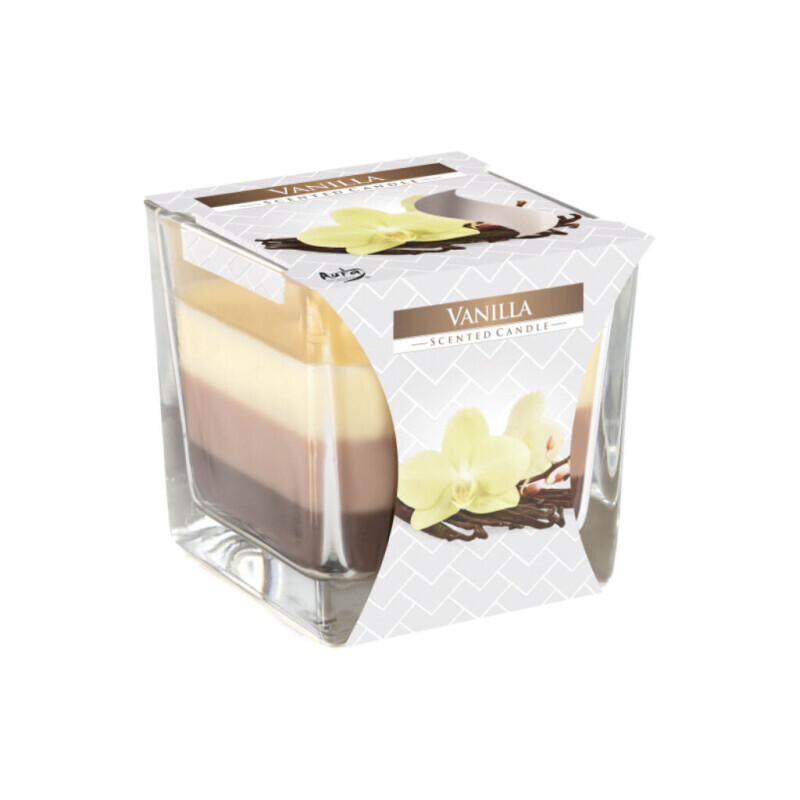 Bispol Svíčka ve skle SNK80/170g Vanilla (6/krt)