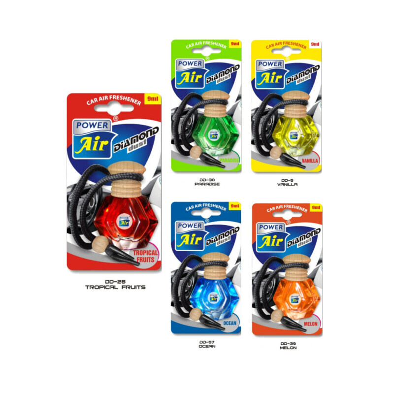 Power Air Car Diamond Dust 9ml MIX (18/bal 144/krt)