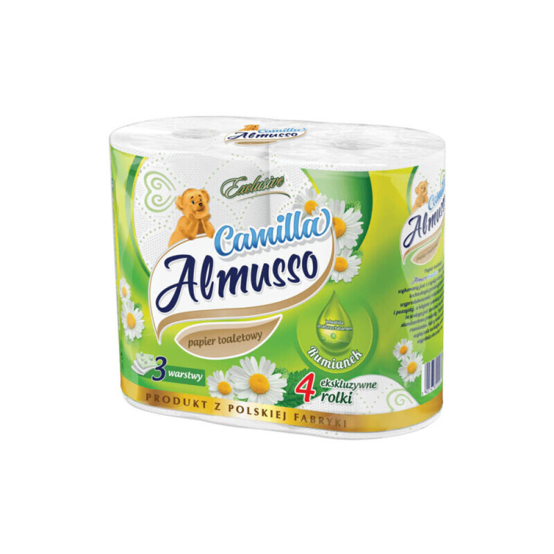 Almusso toaletní papír Camilla 3 vrstvý 4ks (14/krt)