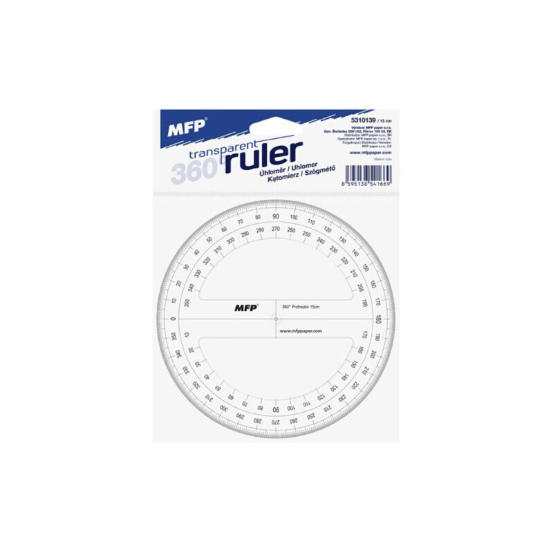 MFP Úhloměr velký 15cm/360° (20/bal)