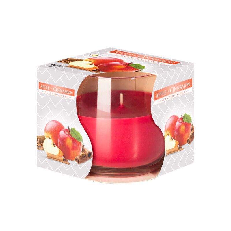 Bispol Svíčka ve skle SN71/100g Apple&Cinamon (6/krt)