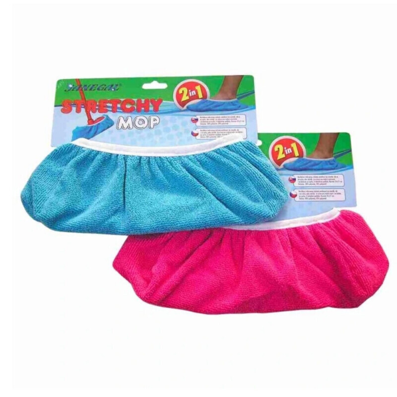 Janegal Utěrka mikrovlákno 2v1 na smeták/nohu 31x11cm MIX (12/bal 60/krt)