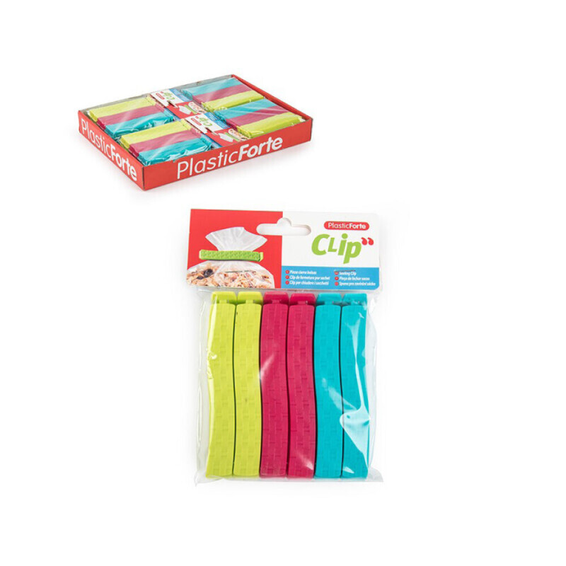 P.Forte Klipy na sáčky 6ks Color (12/bal)