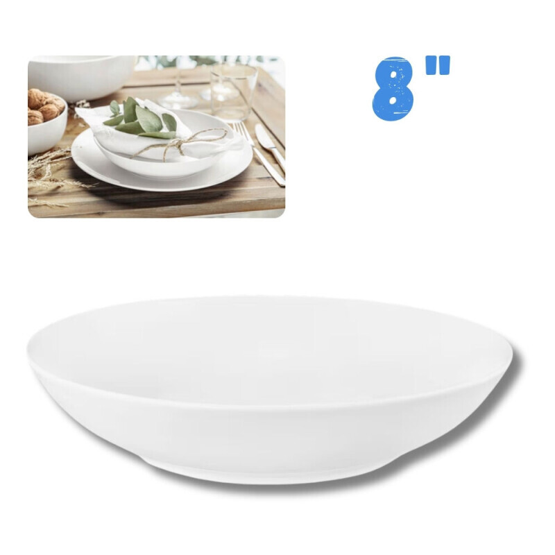 Talíř hluboký 8" (5/bal 30/krt)
