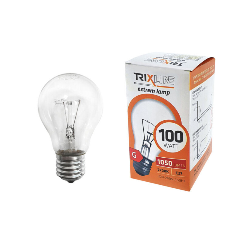 Trixline Žárovka BC Lux 100W E27 WW (10/bal 100/krt)