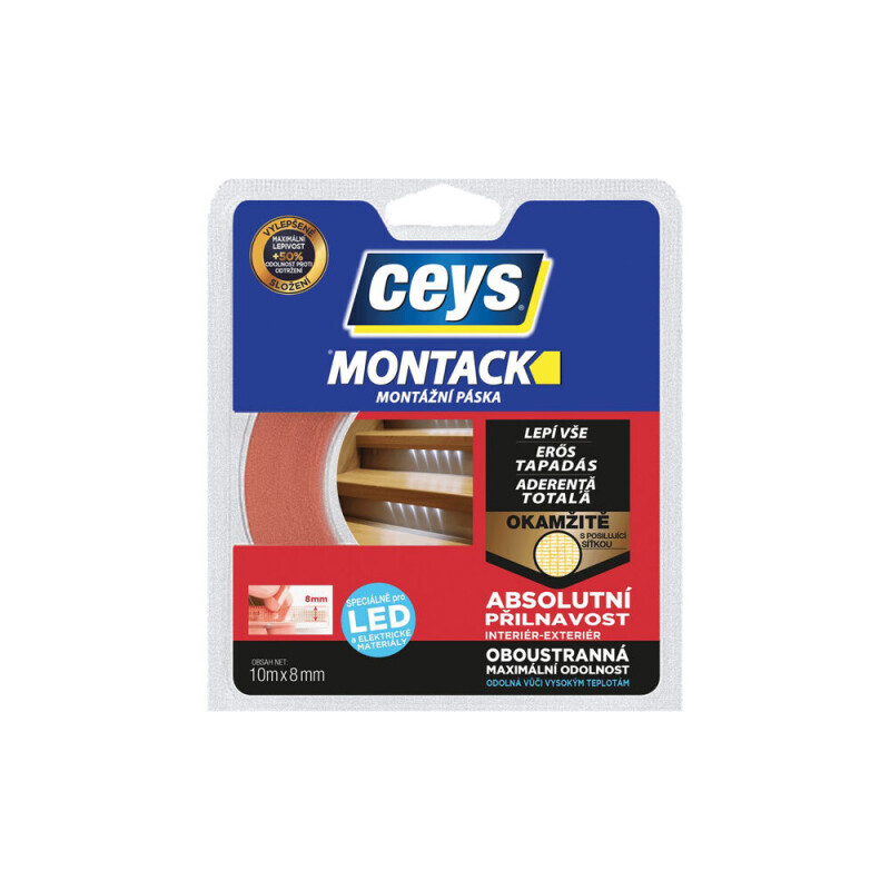 Ceys Montack Lepí vše okamžitě Páska pro LED 10m*8mm (12/krt)