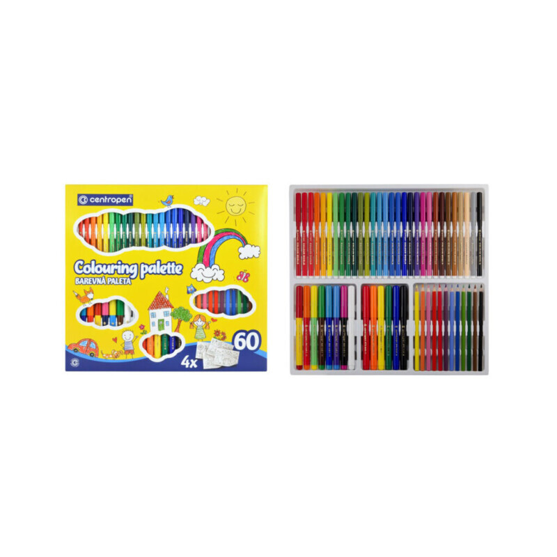 Centropen Fixy Colouring set (10/krt)