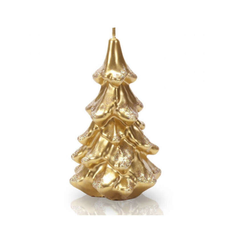 Bartek Svíčka Christmas Tree New 80/150 Gold (12/krt)