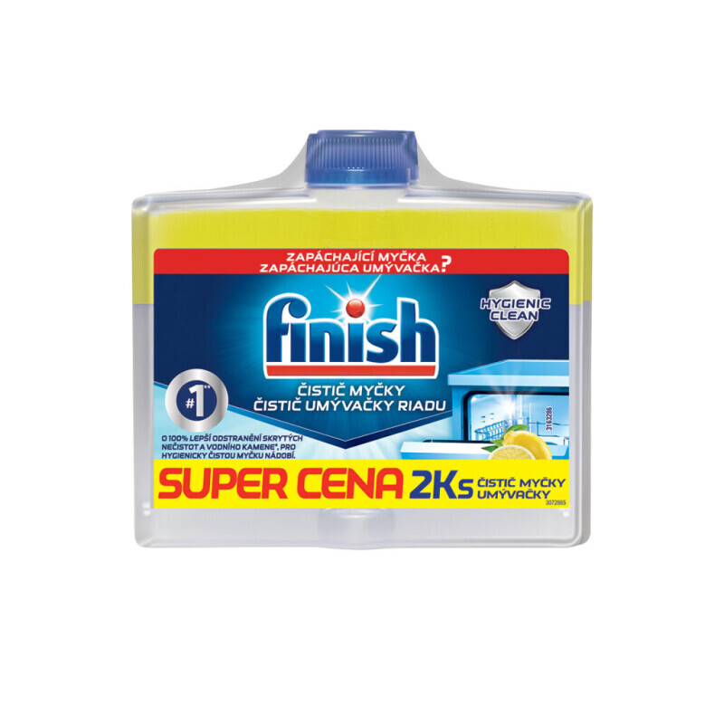 Finish 250ml Čistič myčky DUO Lemon (6/krt)