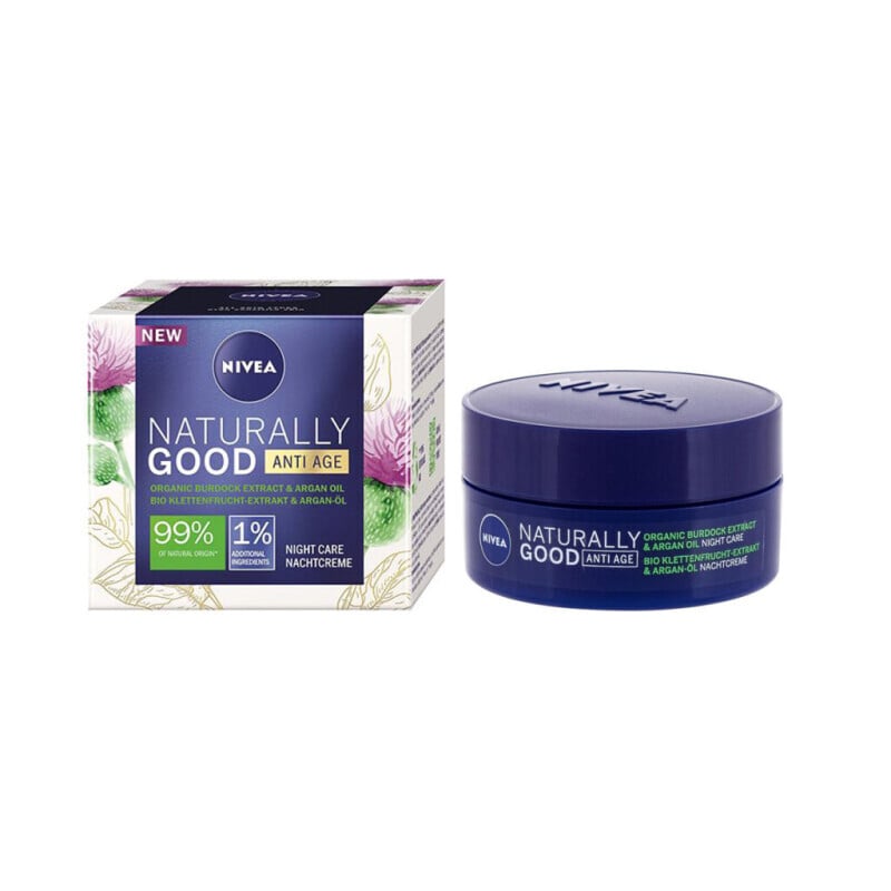 Nivea Pleť.krém 50ml Naturally Good Anti Age night N (3/bal 12/krt)