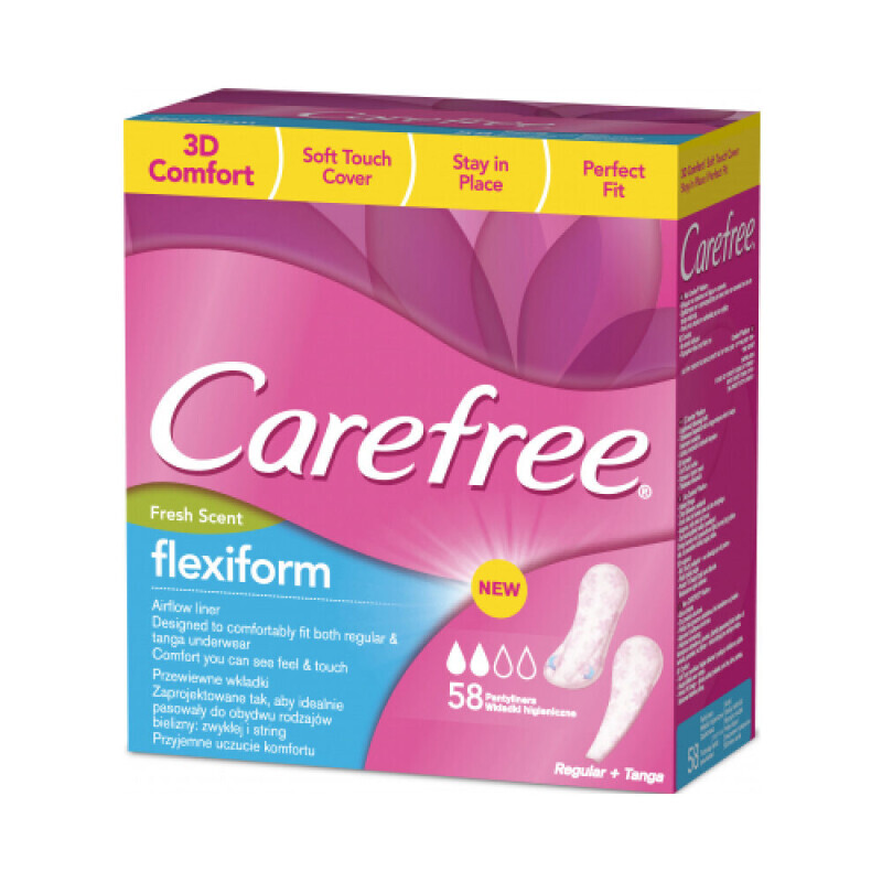 Carefree Intimky 56ks Cotton Flexiform Fresh (5/krt)