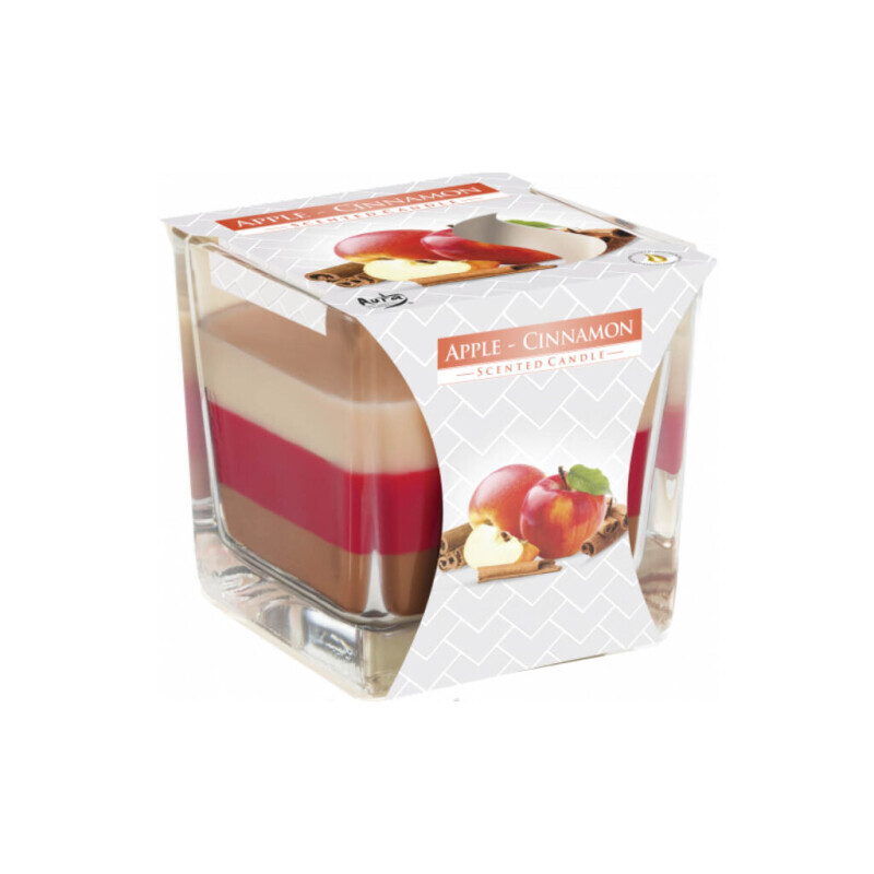 Bispol Svíčka ve skle SNK80/170g Apple&Cinnamon (6/krt)