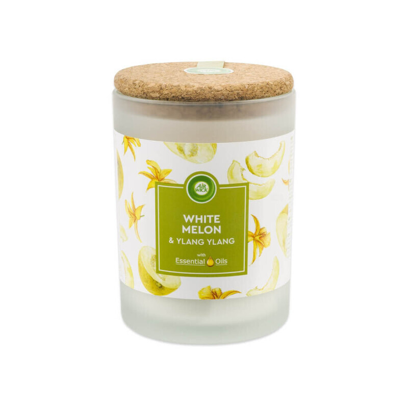 Airwick Svíčka 185g LS Honey Melon&Ylang Ylang CZ (6/krt)