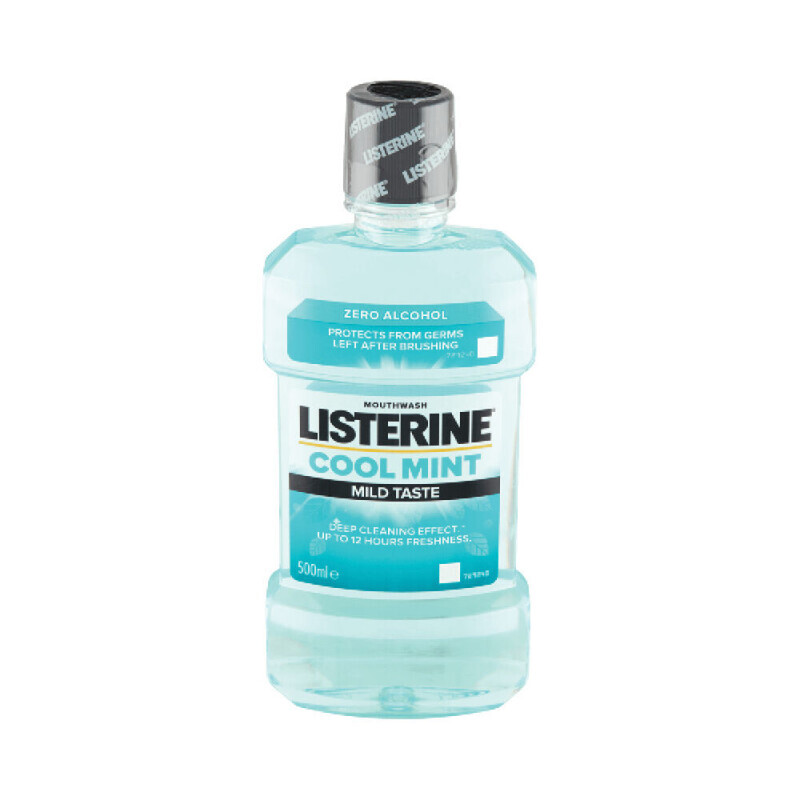 Listerine 500ml Ústní voda CZ Zero Mild Mint (6/krt)