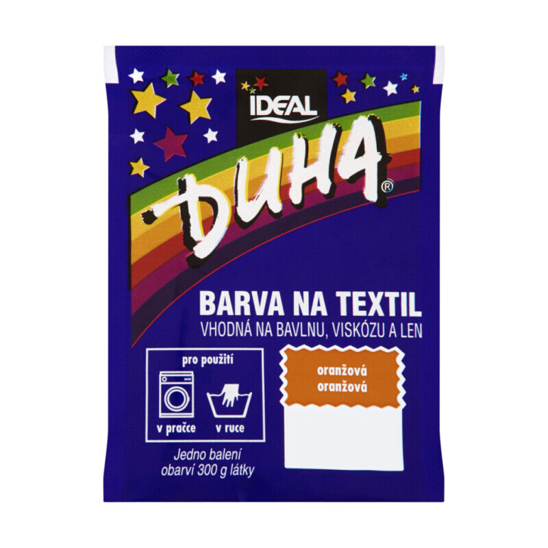 Duha Barva na textil oranžová č.12 (18/krt)