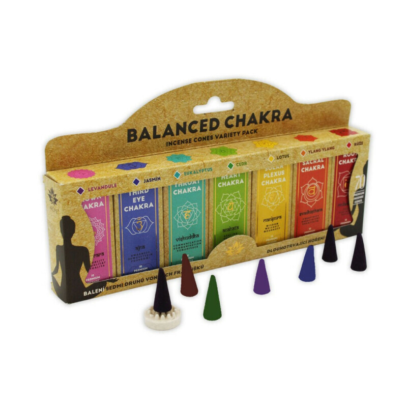 Arome Balanced Chakra Vonné františky 7*10ks (36/krt)