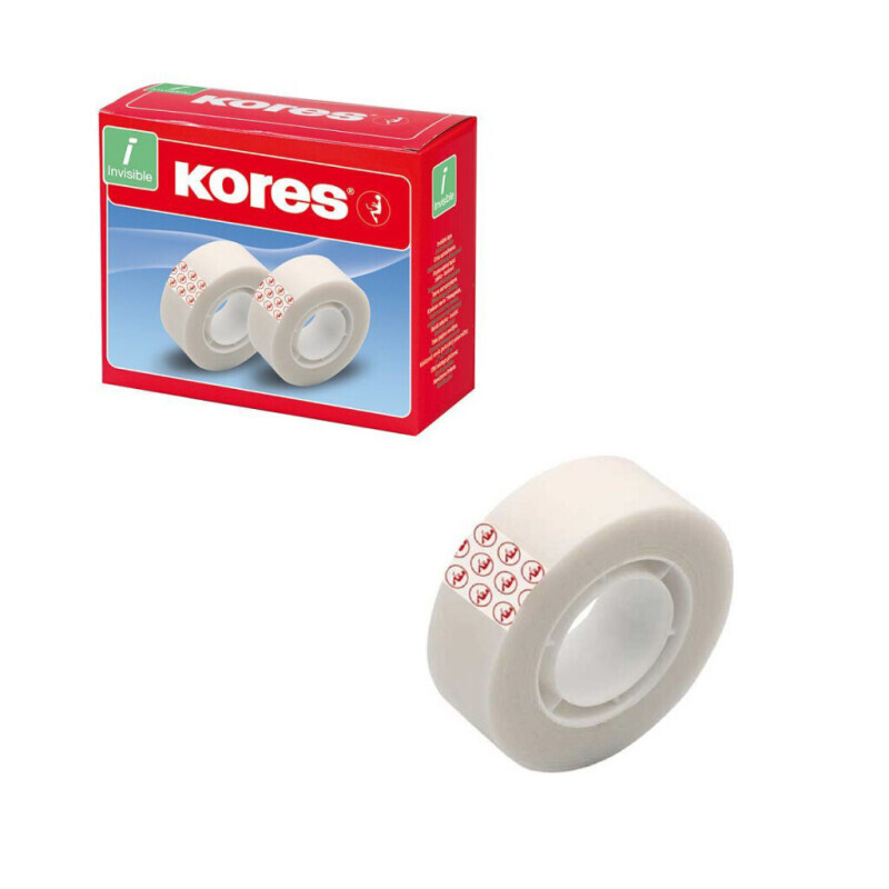 Kores Lepicí páska Invisible 1,2*33m (24/bal 288/krt)