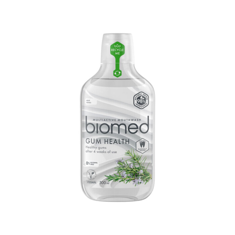 Biomed 500ml ústní voda Zdravé Dásně (12/krt)