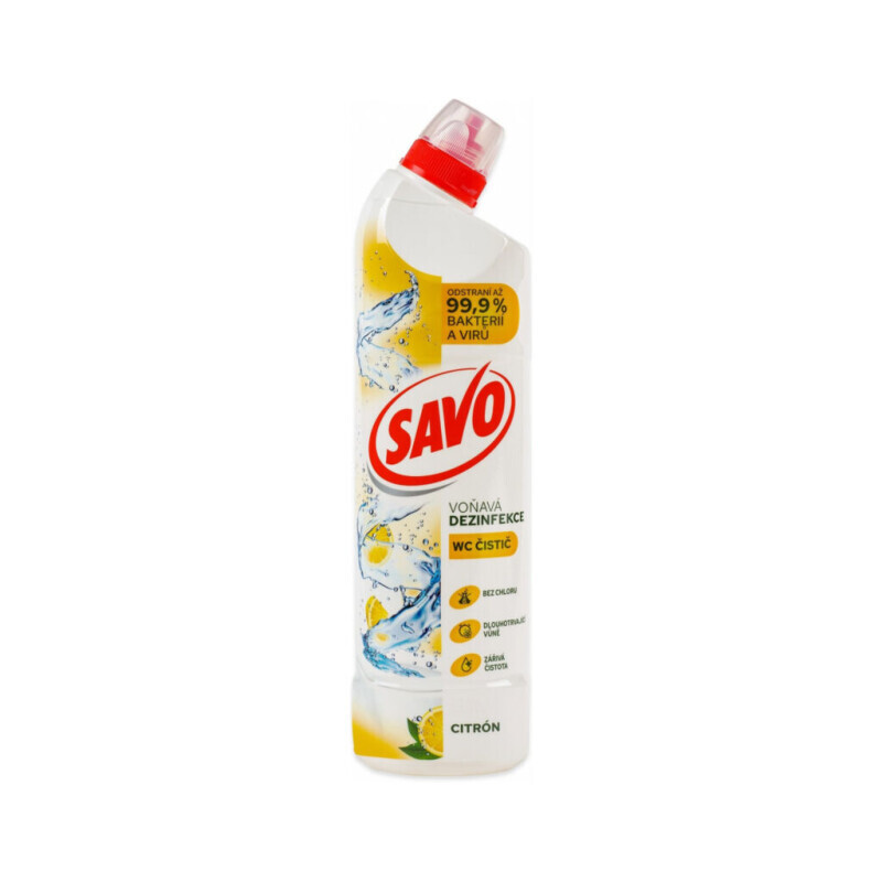 Savo 700ml WC čistič Citron (12/krt)