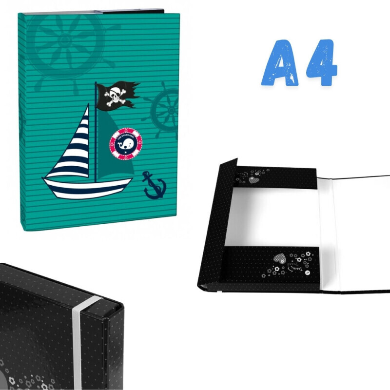 Helma Box na sešity A4 Ocean Pirate