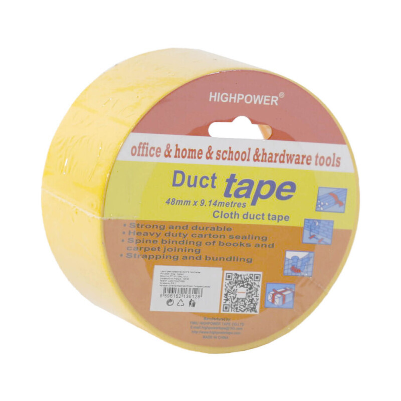 Lepicí páska barevná 4,8cm*9,14m Yellow (144/krt)