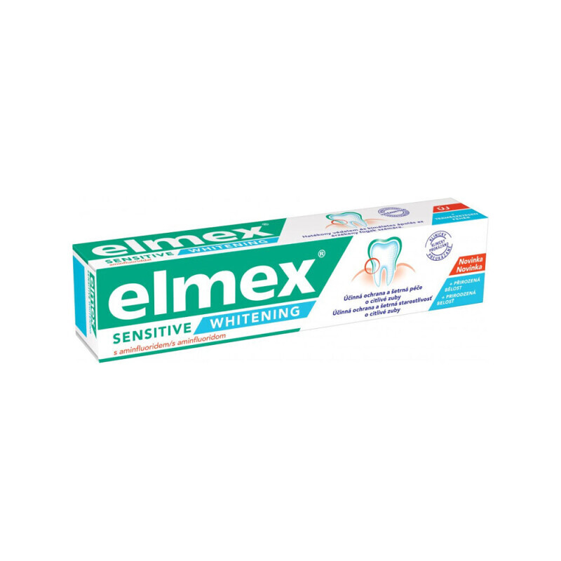 Elmex 75ml ZP CZ Sensitive Whitening (12/bal)