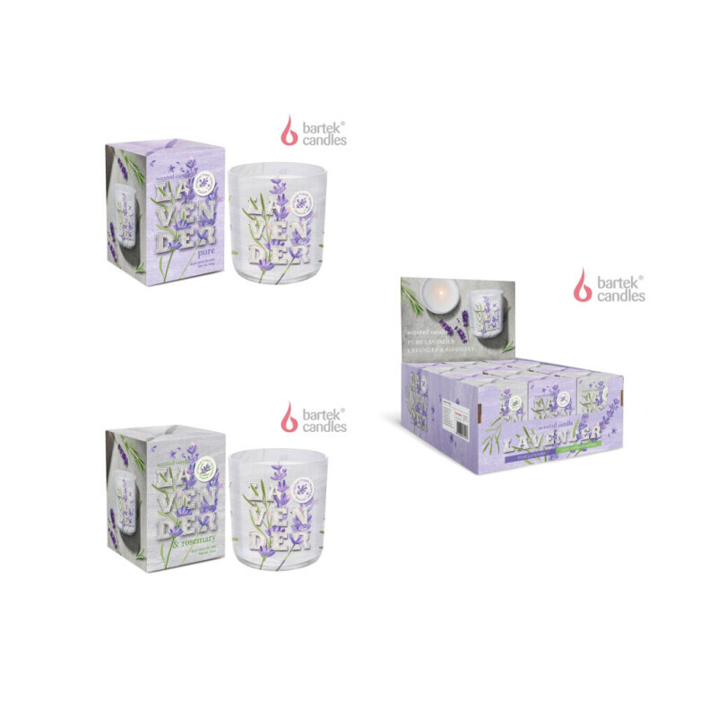 Bartek 150g Svíčka ve skle Lavender (12/krt)