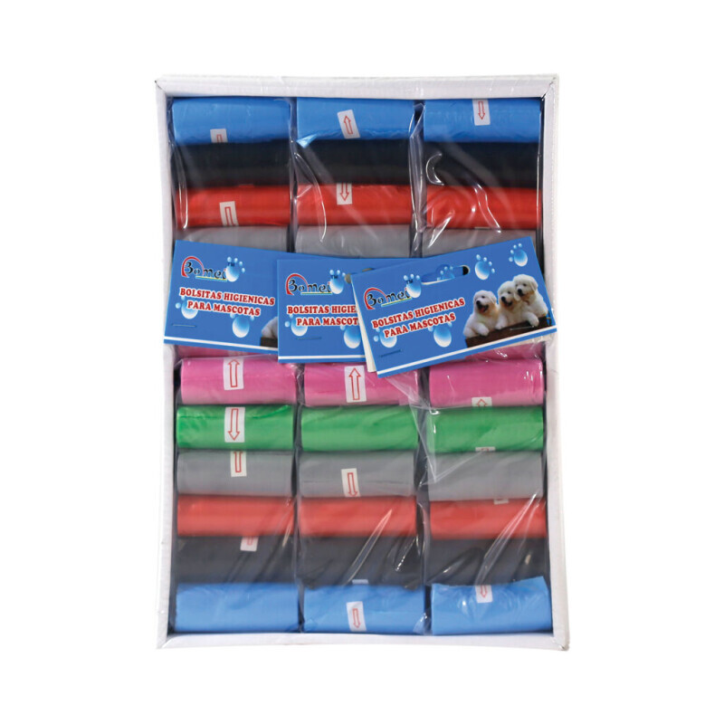 Sáčky na trus 3ks Color (12/bal 144/krt)