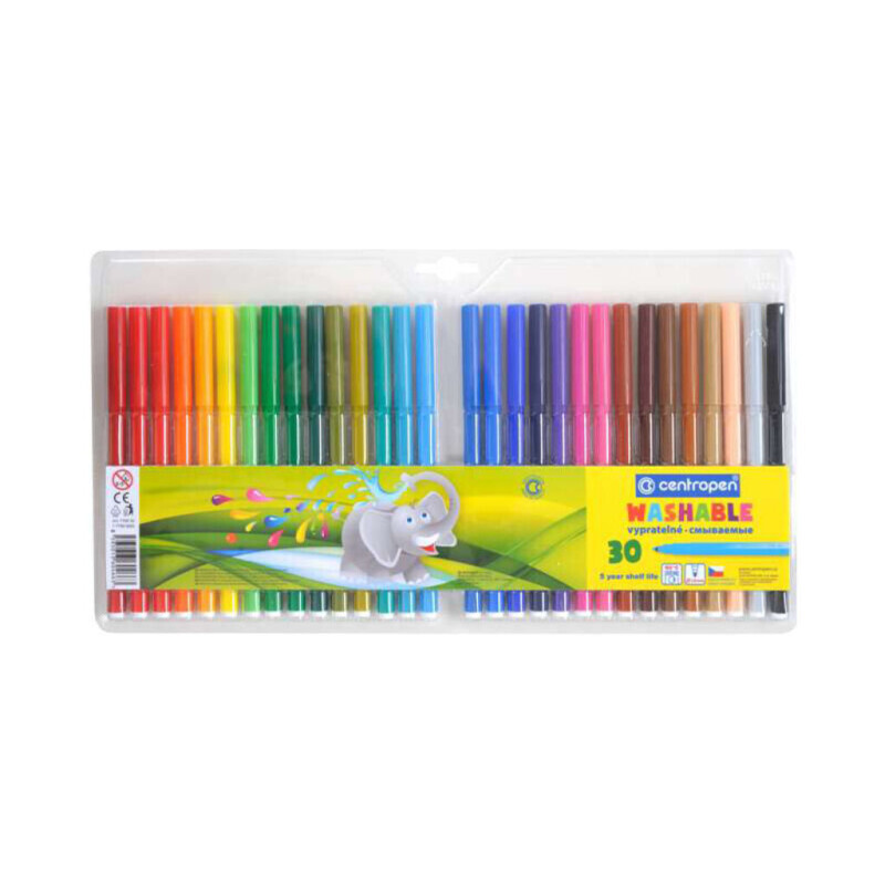 Centropen Fixy Washable 30ks (12/krt)