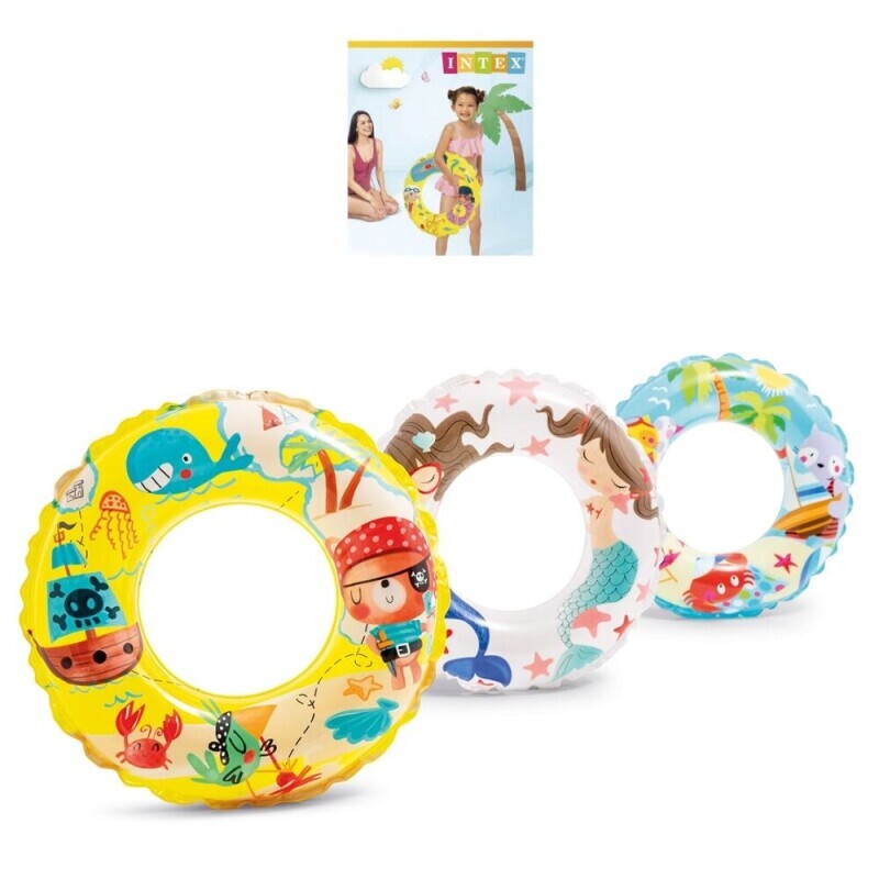 Intex Nafukovací kruh 61cm Trans (36/krt)