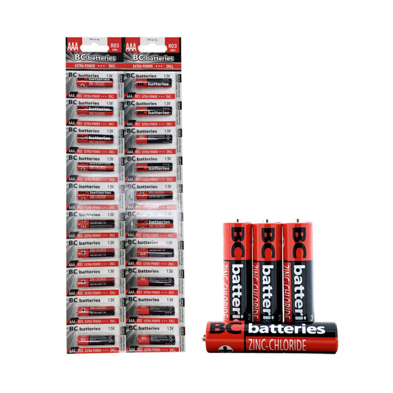 BC Batteries Baterie tužková R3/AAA – 20ks
