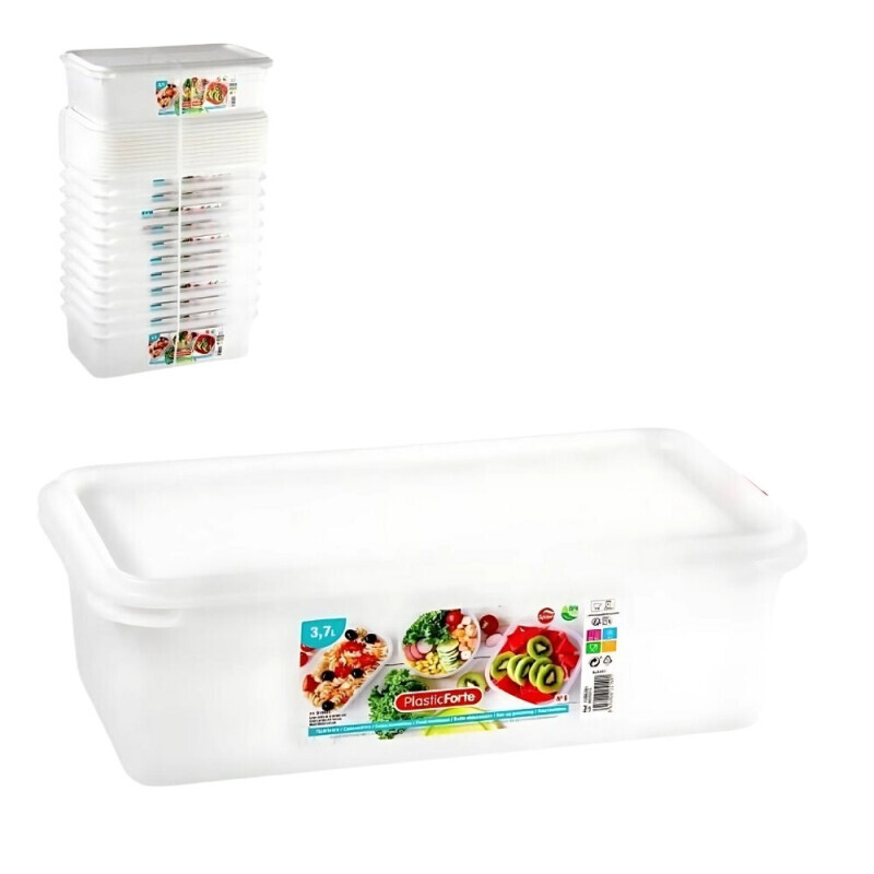 P. Forte Krabička na obed frost  3700 ml bila(12ks/bal)
