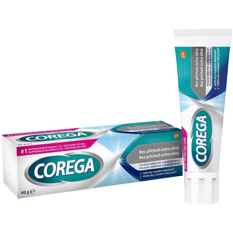 Corega 40g fixační krém Bez příchuti (6/bal)