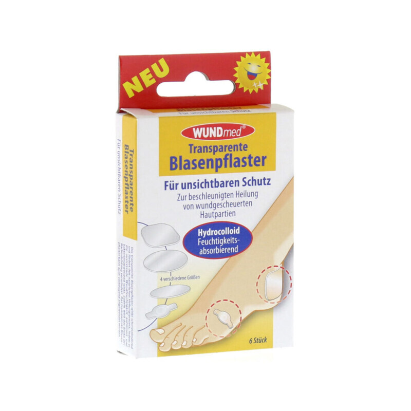 Wundmed Náplast na puchýře 6ks 4druhy N (24/krt)