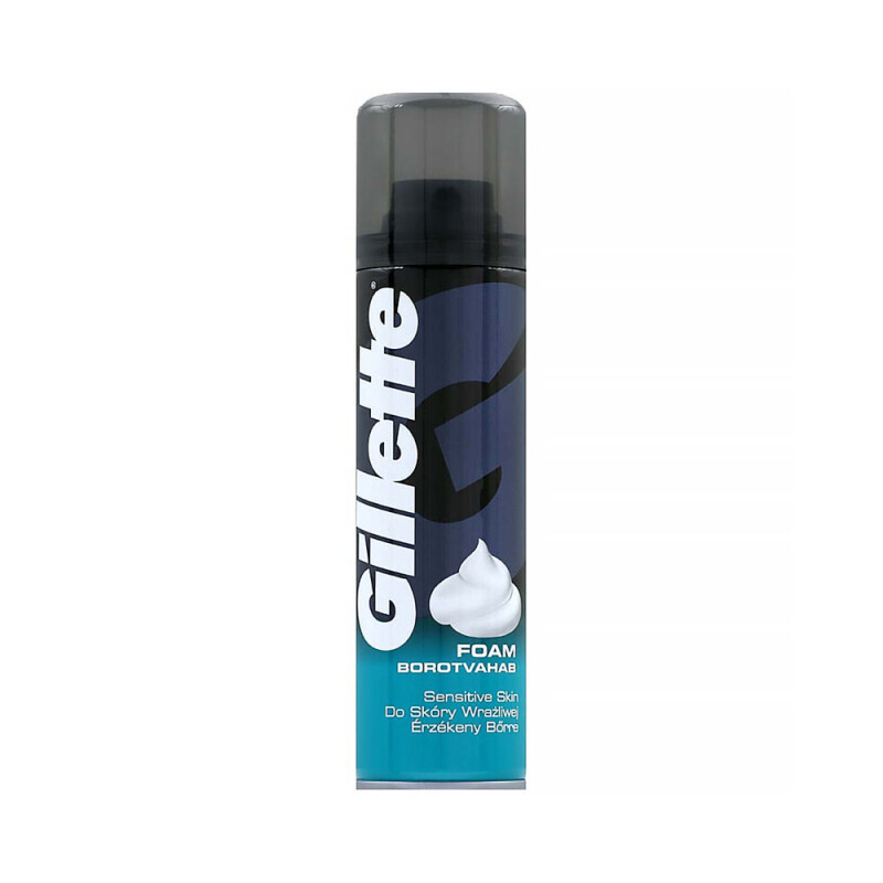 Gillette 200ml Pěna na holení Sensitive Skin CZ (6/bal)