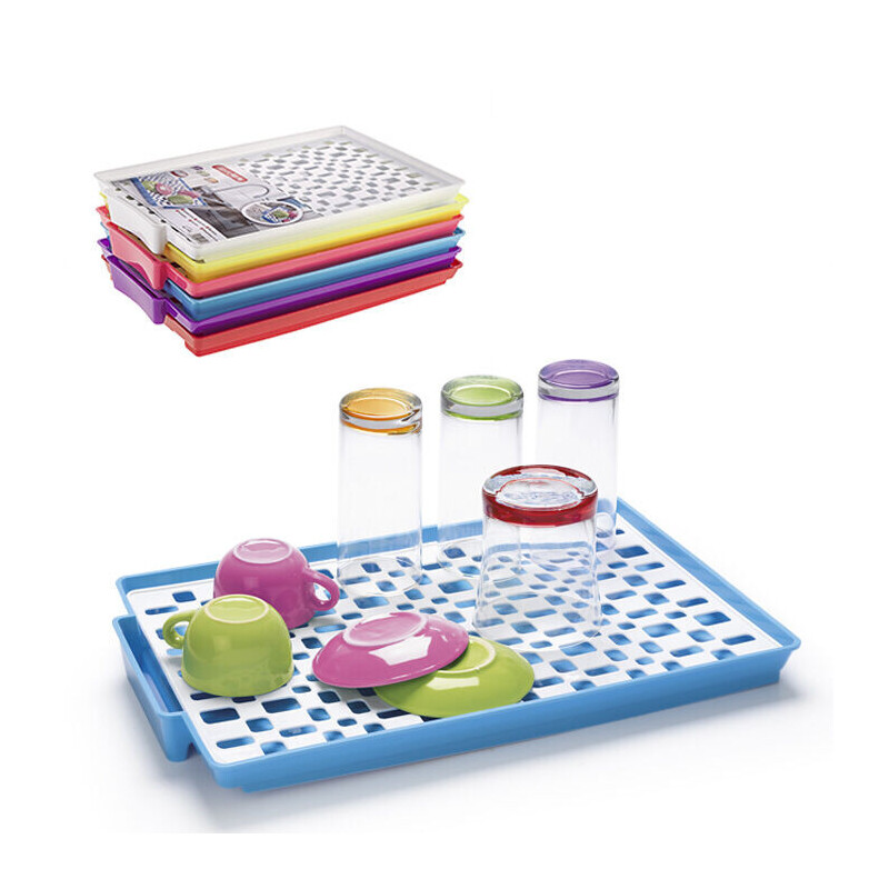 P.Forte Odkapávač na sklenice plast Color (6/bal)