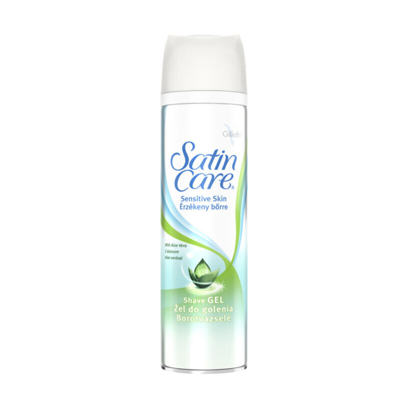 Satin Care 200ml Gel na holení CZ Sensitive Aloe Vera (6/bal)